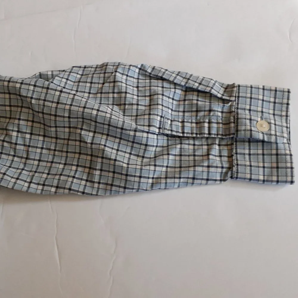 Oshkosh Boys Shirt Button Down Blue Long Sleeve Size 7